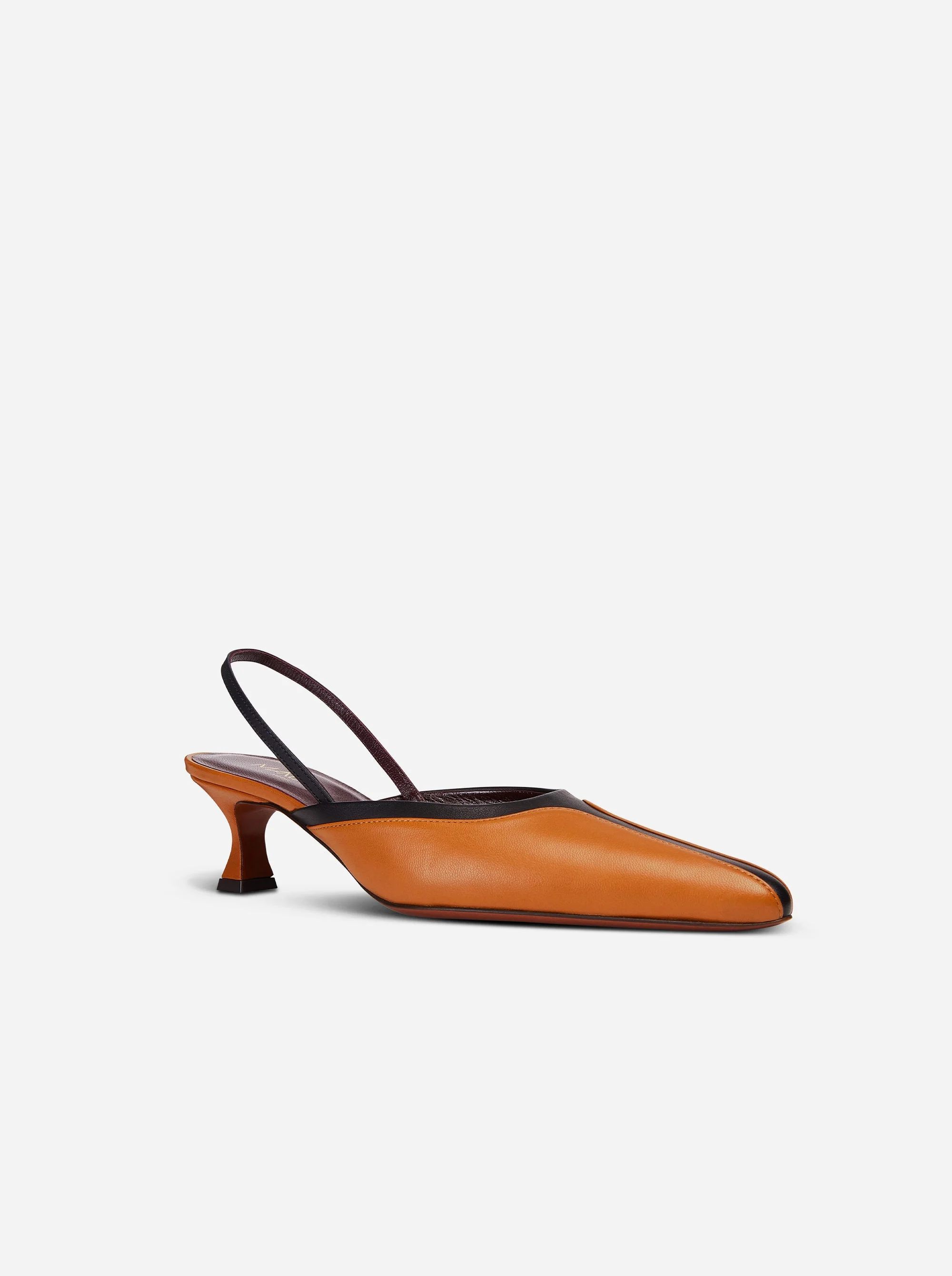City Mules Orange Camel & Black - Image 2